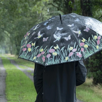 Afbeelding van Esschert Design Kleur Veranderende Paraplu Bloemenwijde