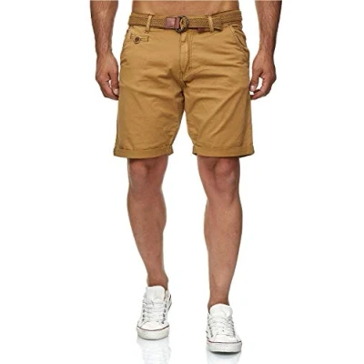 Afbeelding van Indicode Conor katoenen herenshorts, Barnsteen