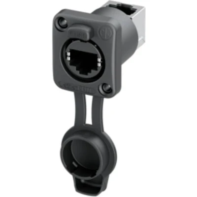Afbeelding van Neutrik etherCon TOP airtight inbouwbus 90 NE8FDPU Bus, inbouw Zwart 1 stuk(s)