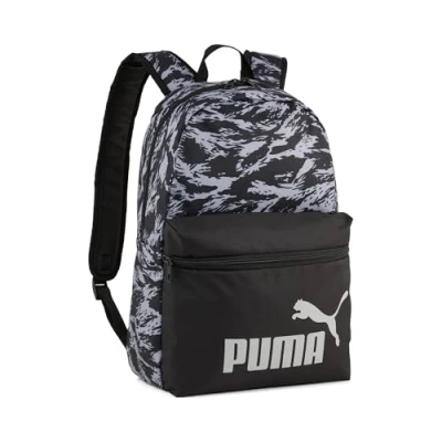Afbeelding van PUMA Phase 22 L rugzak met all over print, Zwart/Grijs