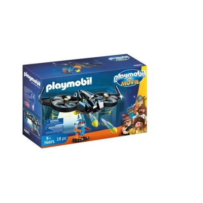 Image de Playmobil The Movie 70071 Robotitron avec Drone 18 pièces