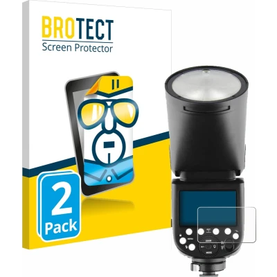 Afbeelding van BROTECT Screenprotector voor Godox V1 Folie Beschermfolie transparant (2 Stuks)