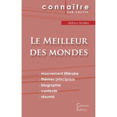 Image de Fiche de lecture Le Meilleur des mondes Aldous Huxley (Analyse littéraire référence et résumé complet)