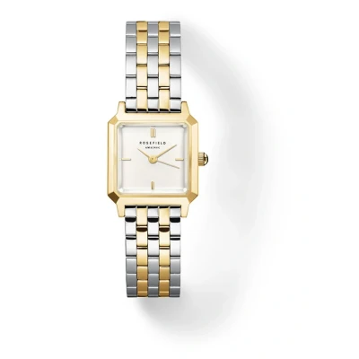Afbeelding van Rosefield Boxelle Horloge, Dames, Maat: One Size, Silver gold