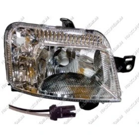 Afbeelding van PRASCO FT1234803 Koplampen rechts H4 Met regelmotor voor LWR FIAT: Panda II Hatchback