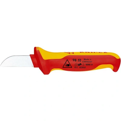 Image de KNIPEX 98 52 coupe câble avec poignée isolée à plusieurs composants, testé VDE 190 mm