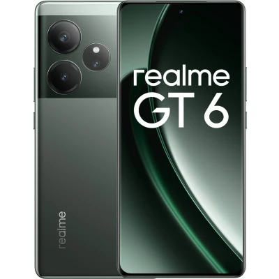Afbeelding van realme GT 6, 17,2 cm (6.78&quot;), 12 GB, 256 50 MP, Android 14, Groen