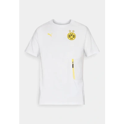 Afbeelding van Borussia Dortmund PUMATECH T shirt met zak voor Heren, Geel/Zilver, Maat M