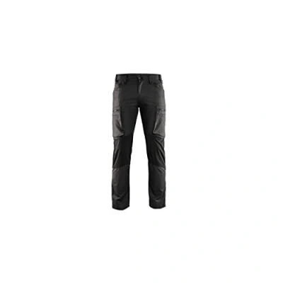 Afbeelding van Blaklader Service werkbroek stretch 1459 1146 Donkergrijs/Zwart D116