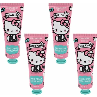Afbeelding van Hello Kitty Handcrème Set Van 4 Aardbei