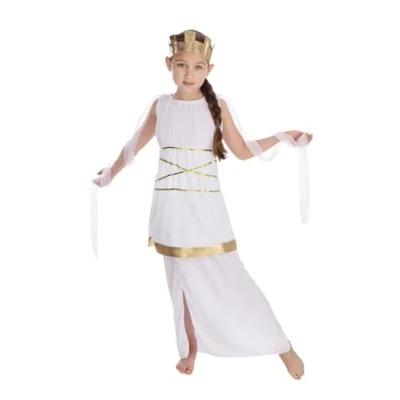 Afbeelding van Bristol Novelty CC346 Grieks Kostuum Set Kinderen Accessoires wit, 6 8 jaar