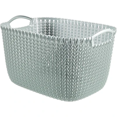 Afbeelding van Curver Opbergmand Knit Look 19L Lichtblauw