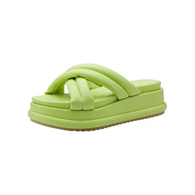 Afbeelding van Tamaris Muiltjes, Dames, Maat: 37, Lime Hoogwaardig imitatieleer