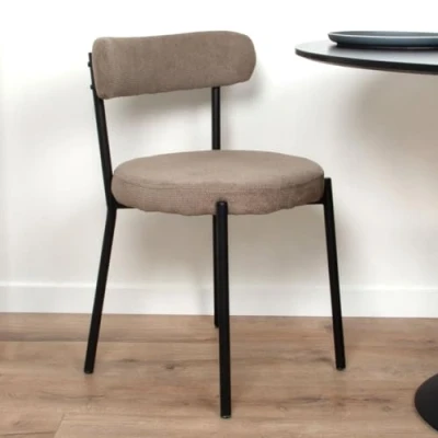 Afbeelding van Milton &amp; Oldbrook Eetkamerstoel Izola Taupe