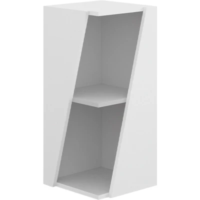 Afbeelding van Vicco Halfhoge kast Benno, Wit/Wit, 31.6 x 70.5 cm met open vakken