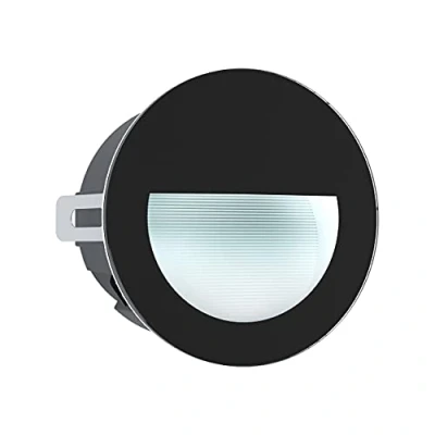 Afbeelding van EGLO Aracena Inbouwarmatuur Buiten LED Ø 12,5 cm Zwart