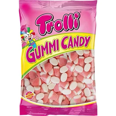 Afbeelding van Trolli Kiss Strawberry Kusses, 1 kg