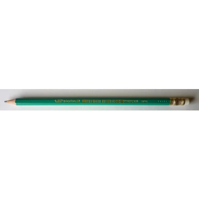 Afbeelding van Potlood Bic Evolution ecolutions zeshoekig HB met gumtop blister à 4 stuks