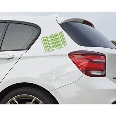 Afbeelding van Foliatec Cardesign Sticker Code neon groen 37x24cm