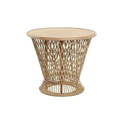 Afbeelding van Bijzettafel DKD Home Decor Lichtbruin Bamboe 60 x 52 cm
