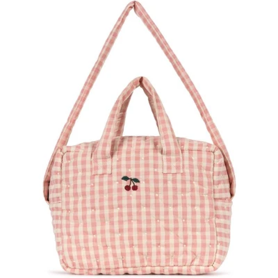Afbeelding van Konges sløjd poppenluiertas powder pink check