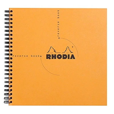Image de Reverse Book Classic Reliure Intégrale 21x21 5/5 160 pages Détachable Couverture Orange