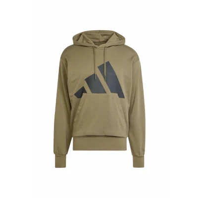 Afbeelding van adidas Sportswear Essentials BIG LOGO Hoodie Olive strata black, Heren, Maat: XS, black