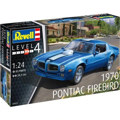 Afbeelding van 1:24 Revell 07672 1970 Pontiac Firebird Car Plastic Modelbouwpakket