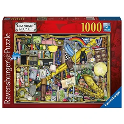 Afbeelding van Ravensburger puzzel De kast van opa, 1000 stukjes, cadeau idee, voor hem of haar, volwassenen