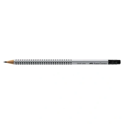 Image de Faber Castell Lot de 12 Crayon &quot;GRIP 2001&quot; bout gomme, triangulaire, B