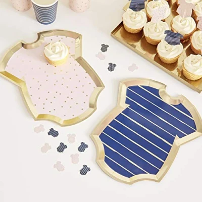 Afbeelding van Gender Reveal Rompers 8 stuks