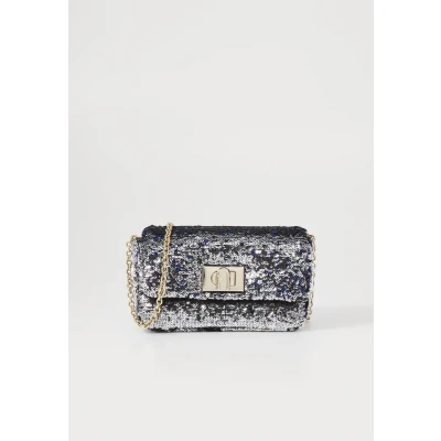 Afbeelding van Furla MINI Crossbody SOFT Schoudertas Dark silvercoloured, Dames, Maat: One Size, silver coloured