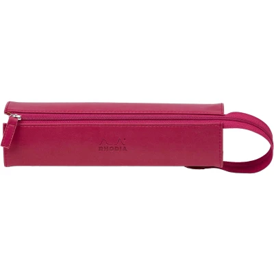 Afbeelding van RHODIA 319022C Rhodiarama pennenetui 23 x 5 cm platte opening voor gebruik als kunstleer opslag van pennen, potloden, viltstiften, kleine benodigdheden