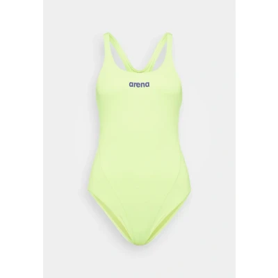 Afbeelding van Arena Womens TEAM Swimsuit TECH Solid Badpak, Dames, Maat: 38, Artic lime/future dusk