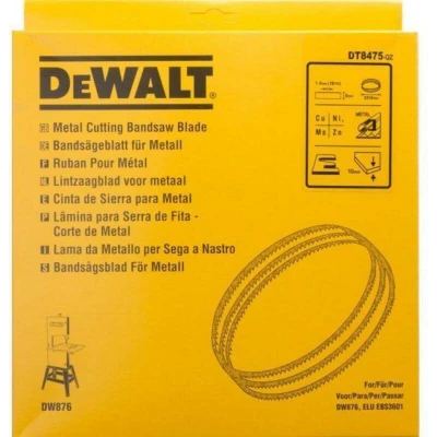 Afbeelding van DEWALT DT8475 QZ lintzaagblad, 2215x6x0,6mm, 18TPI, bochten zagen in non ferro en kunststof (t.b.v. dW876)