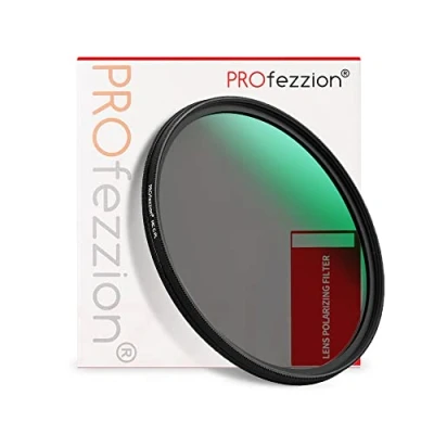 Afbeelding van PROfezzion Circulaire polarisatiefilter 58 mm HD 12 lagen voor Canon EOS 2000D 1300D 1200D 850D 800D 750D 700D 650D 200D 250D met EF S 18 55 lens Kit