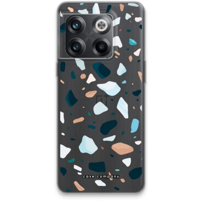 Afbeelding van Case Company® hoesje geschikt voor OnePlus 10T Terrazzo N13 Soft Cover Telefoonhoesje Bescherming aan alle Kanten en Schermrand