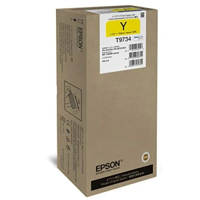 Afbeelding van Epson T9734 Inktcartridge Geel Hoge capaciteit