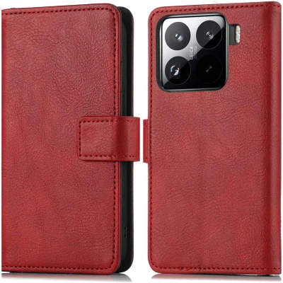 Afbeelding van imoshion Hoesje Geschikt voor Xiaomi 15 Luxe Bookcase Rood