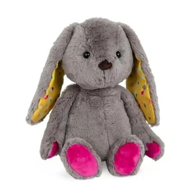 Afbeelding van B. Softies pluche konijn superzacht dier voor baby&#039;s, peuters, kinderen machinewasbaar 0 maanden + Happyhues Sprinkle Bunny, grijs