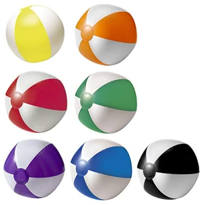 Afbeelding van noTrash2003 6 stuks opblaasbare ballonnen voor strand, zwembad (gemengde kleuren)
