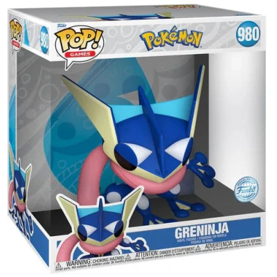 Afbeelding van Funko POP! Games: Jumbo Pokemon Greninja 10&#039;&#039; (SE Exclusive) #980