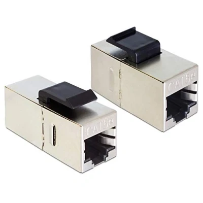 Afbeelding van Delock Keystone Module RJ45 jack &gt; Cat.5e compact (Keystone module), Netwerk accessoires