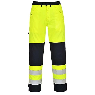 Afbeelding van Portwest Veiligheidsbroek multistandaard kleur geel/marineblauw, maat XXXL, FR62YNRXXXL
