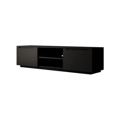 Afbeelding van Meubella TV Meubel Fairmont Mat zwart 160 cm