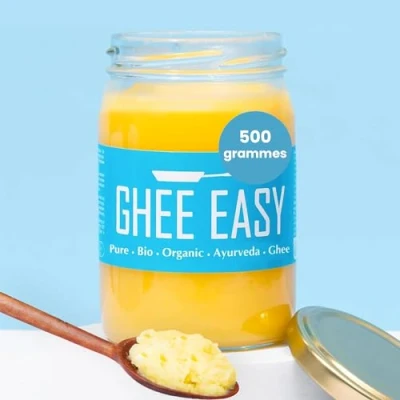 Image de Ghee Easy 500 g de bio ayurveda authentique haute pureté, Sans additifs Certifié organique et biologique lactose ni gluten 100 % européen
