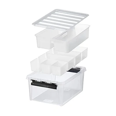 Afbeelding van SmartStore Opbergbox 14 liter met 7 inzetbakjes