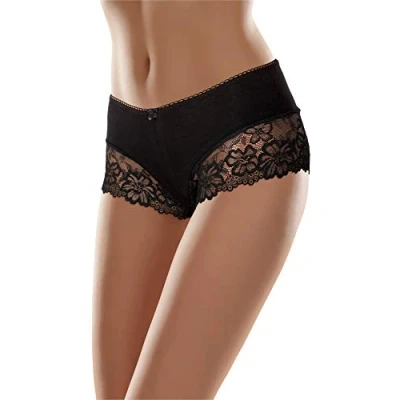 Afbeelding van Merry Style Boxer Slips Shorts Ondergoed Dames MSGAB107, zwart.
