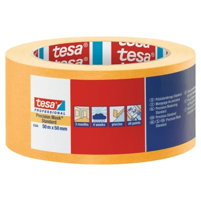 Afbeelding van Tesa 4344 Precision Mask Standard maskeringstape Goud 50mm x 50m