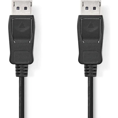 Afbeelding van Nedis Ccgp37010Bk20 Displayport Kabel Male 2,0 M Zwart